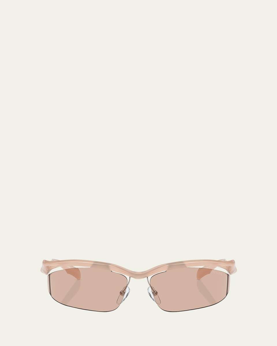 Contemporary Propionate & Plastic Cat-Eye Sunglasses